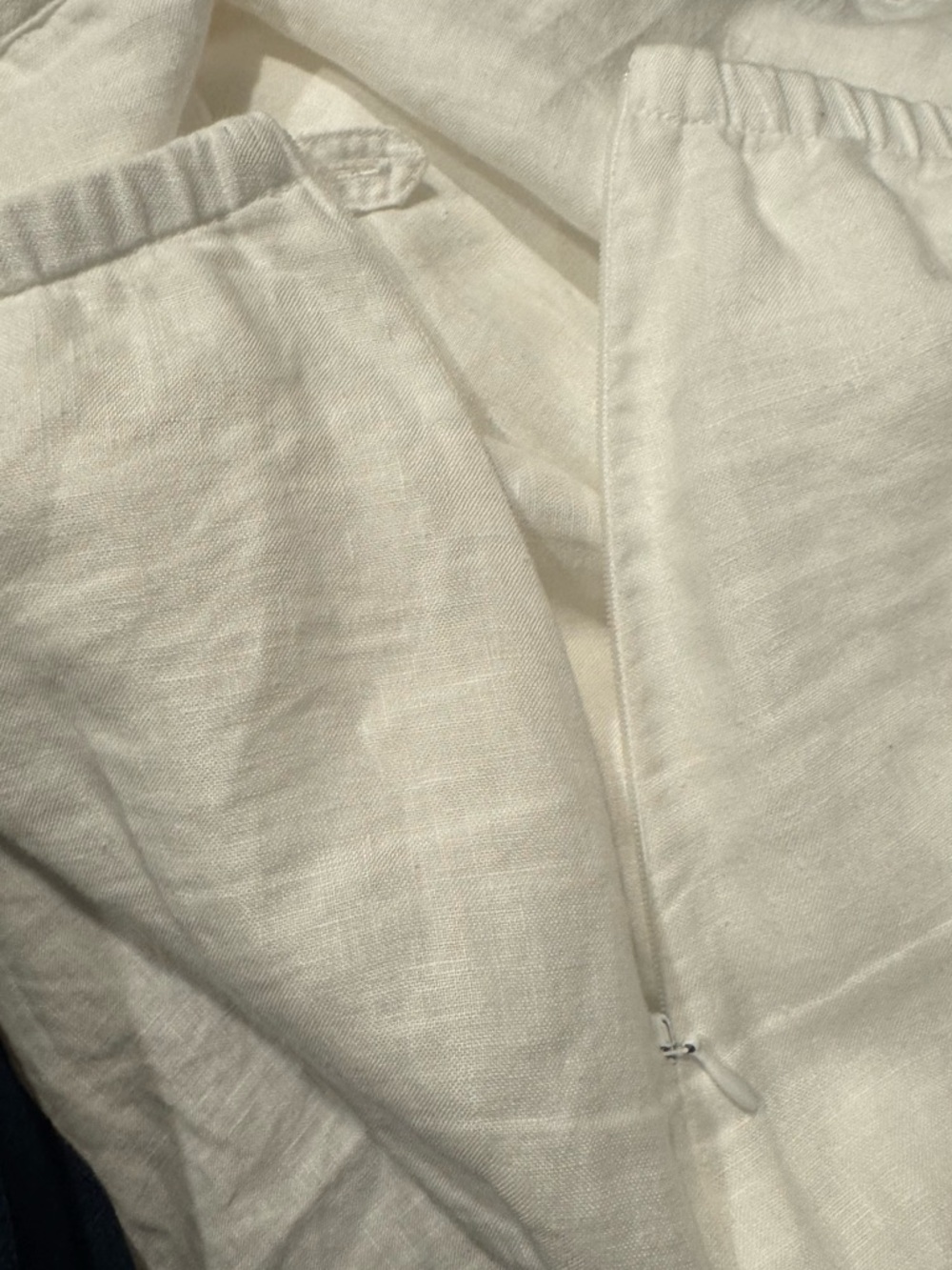 Eileen Fisher - White - 100% Organic Linen - Midi Skirt A Line - size Large / XL - Picture 6 of 12